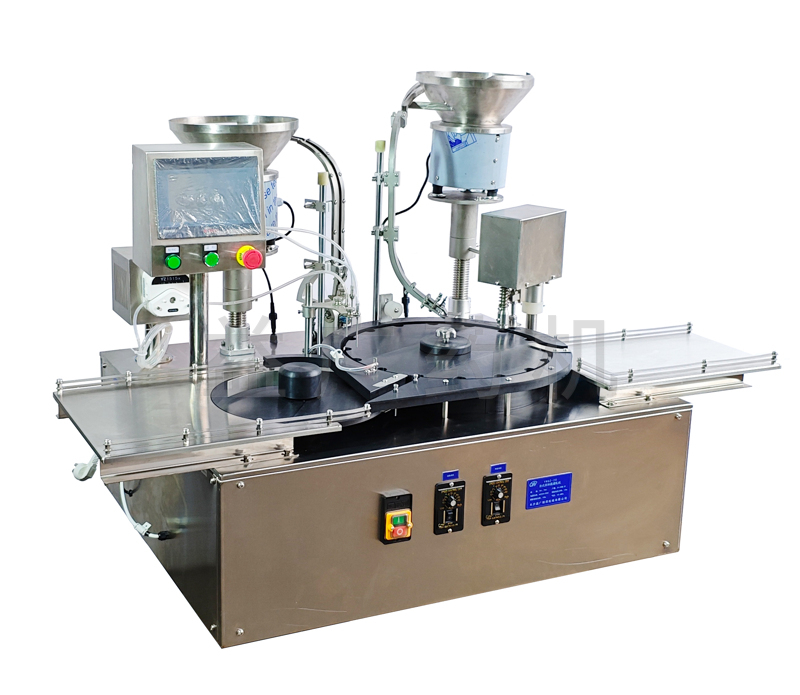 YHGZ-20臺式西林瓶灌裝加塞軋蓋一體機2